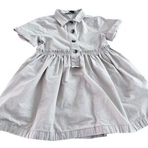 Zara girls light beige shirt dress size 11/12